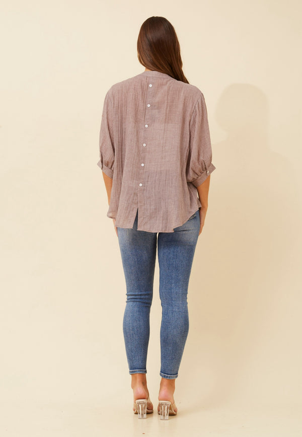 Rachael Shirt - Chocolate