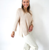 Domini Loop Knit Jumper -Beige