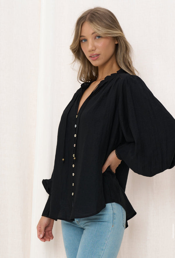Emma Shirt - Black
