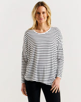 Betty Basics Clemont top - Mono stripe