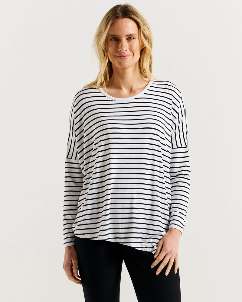 Betty Basics Clemont top - Mono stripe