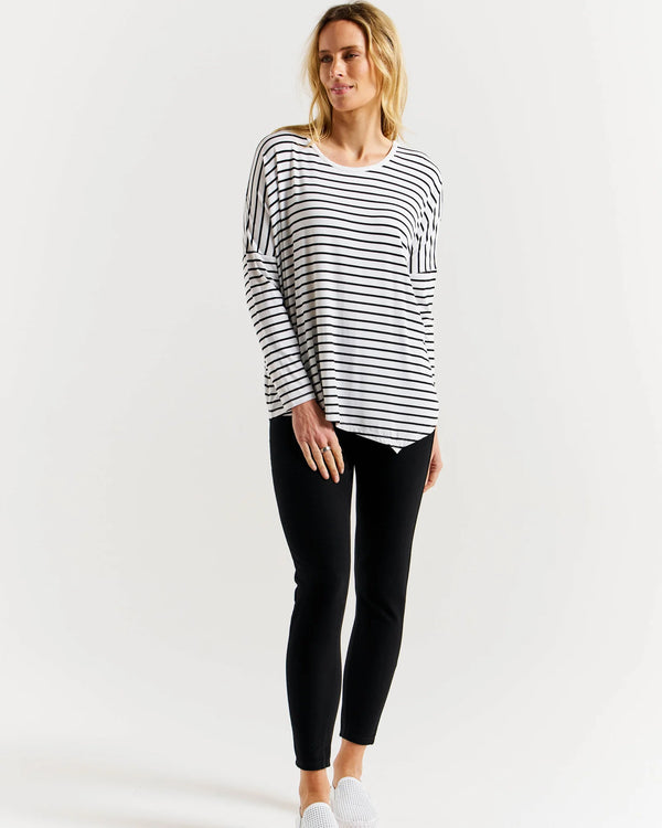 Betty Basics Clemont top - Mono stripe