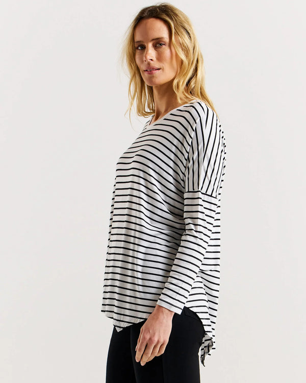 Betty Basics Clemont top - Mono stripe