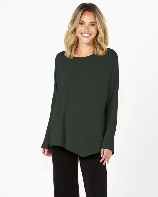 Betty Basics Clemont top - dusty moss