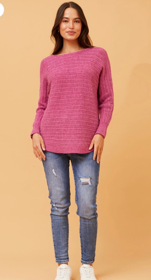 Annistyn Knit - Fuchsia