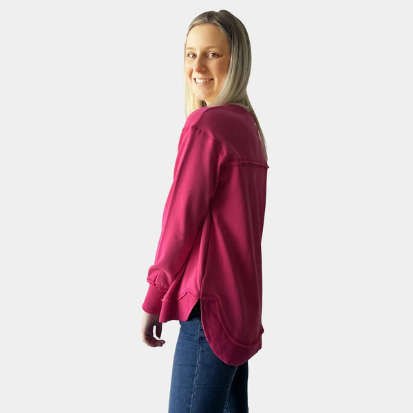 Amyic Sweater - Hot Pink