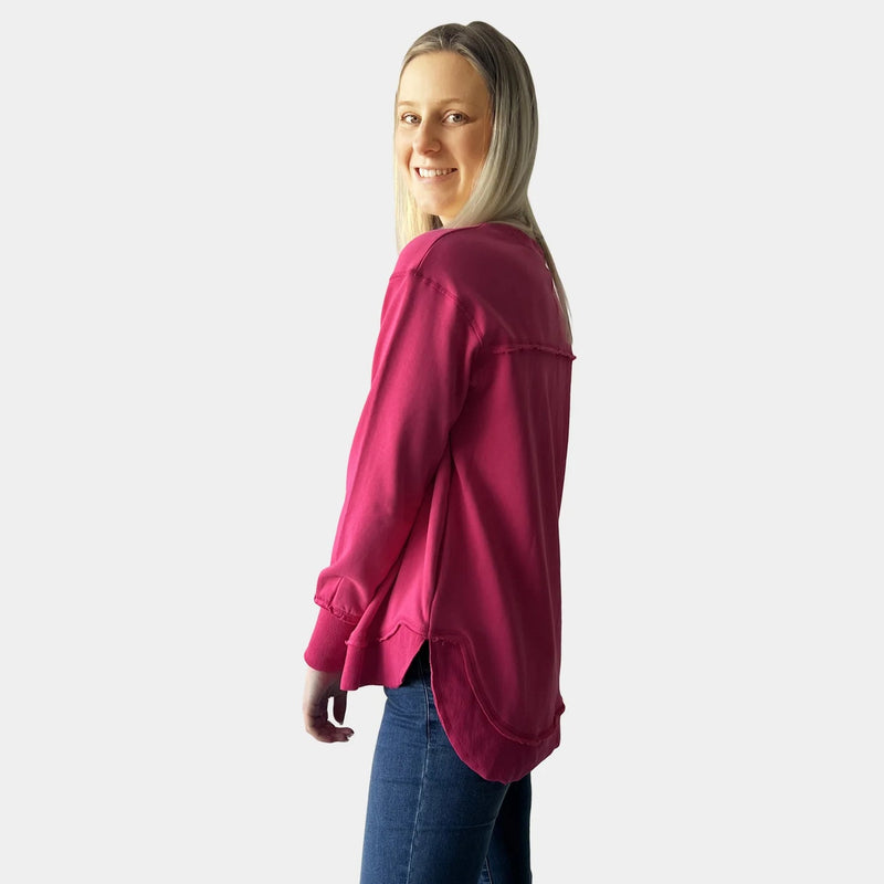 Amyic Sweater - Hot Pink