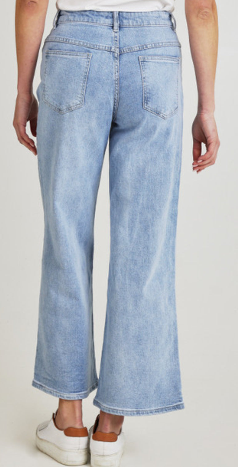 Wakee light denim ankle grazer - 3086