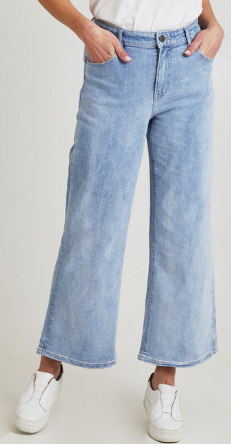 Wakee light denim ankle grazer - 3086