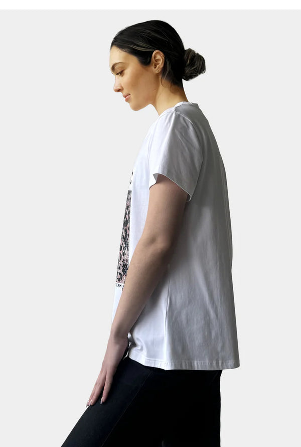 Amyic Logo Tee - Graphic Leopard