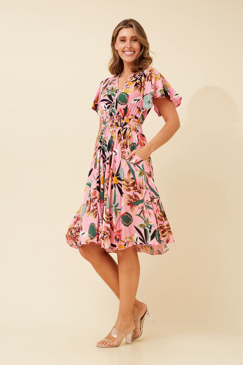 Polly Dress - Pink