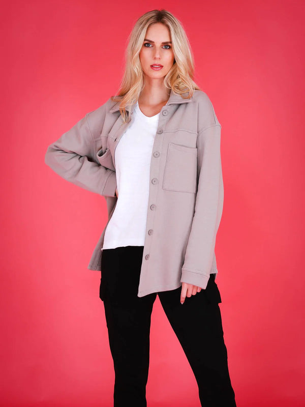 Berwick Shacket Mocha