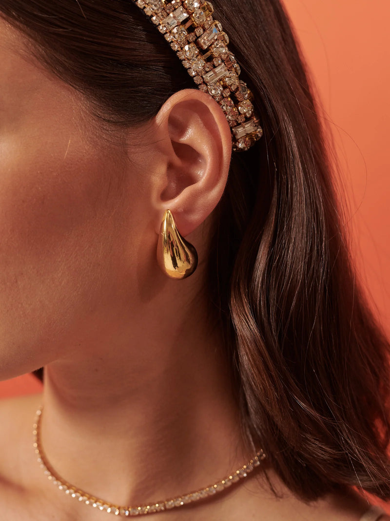 Droplet 18K Gold Plated Earrings
