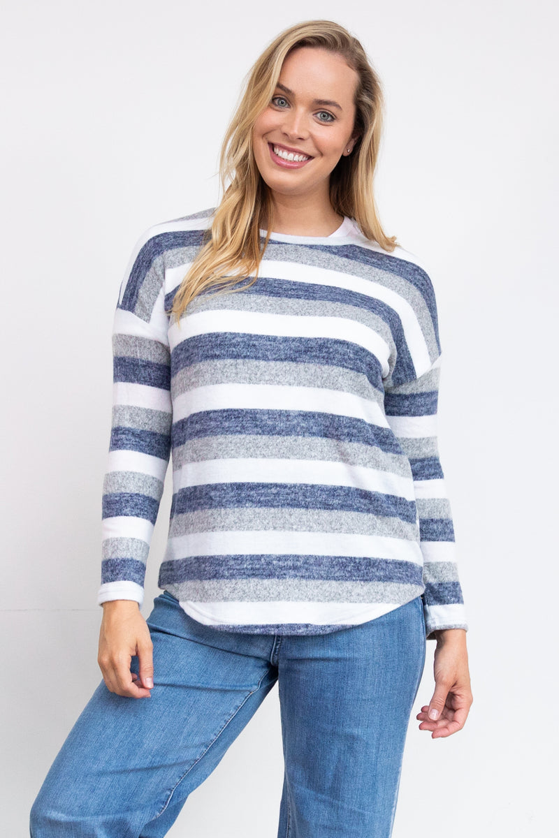 Mary Top - Multi Blue