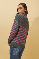 STRIPE KNIT JUMPER
