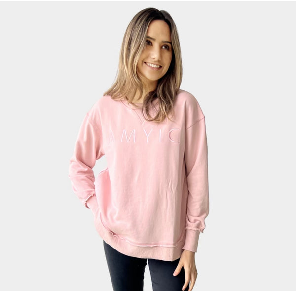Amyic Sweater - Dusty Pink