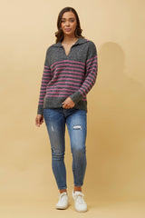 STRIPE KNIT JUMPER