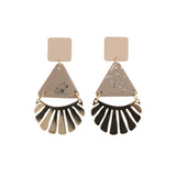 KiKi Gold Fans Earrings
