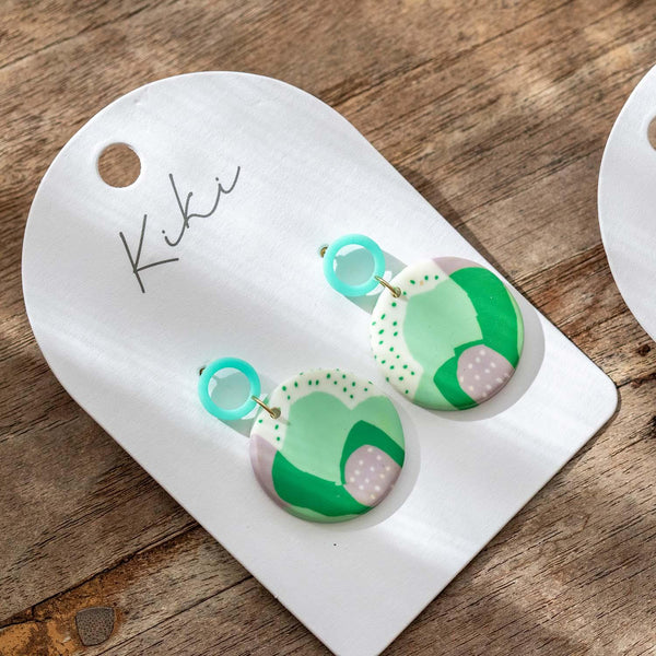 KiKi Abstract Rounds Earrings