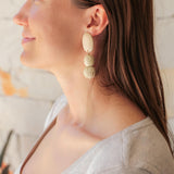 KiKi Raw Wood Drops Earrings