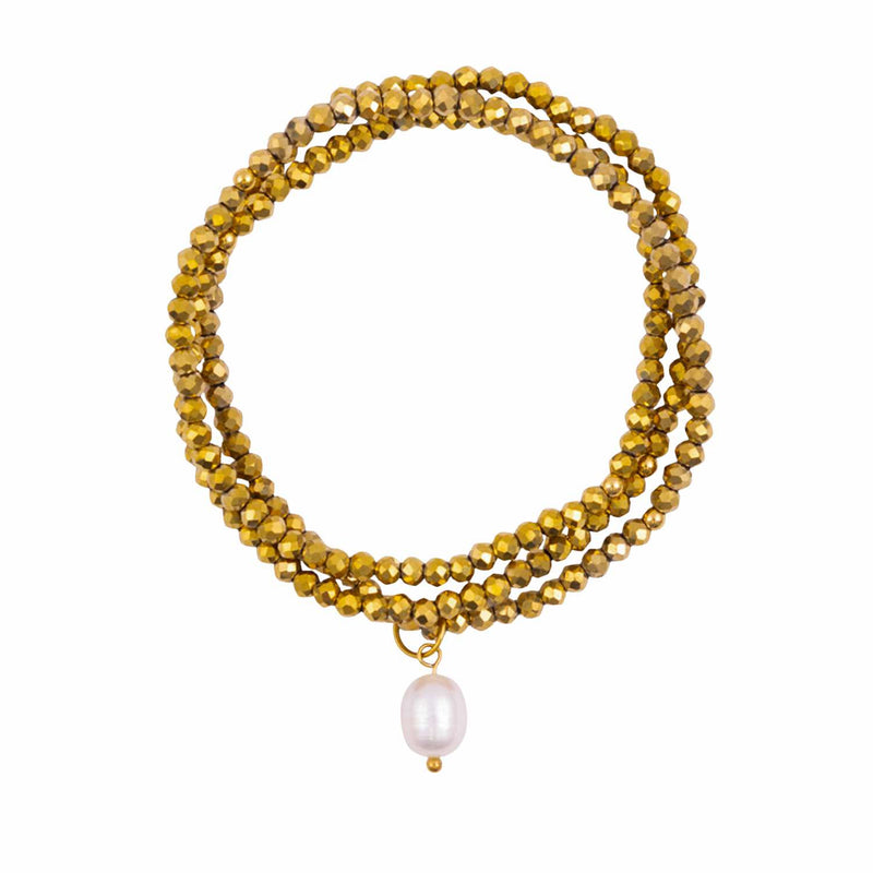 KiKi Golden Mirage Crystal Wrap Jewellery