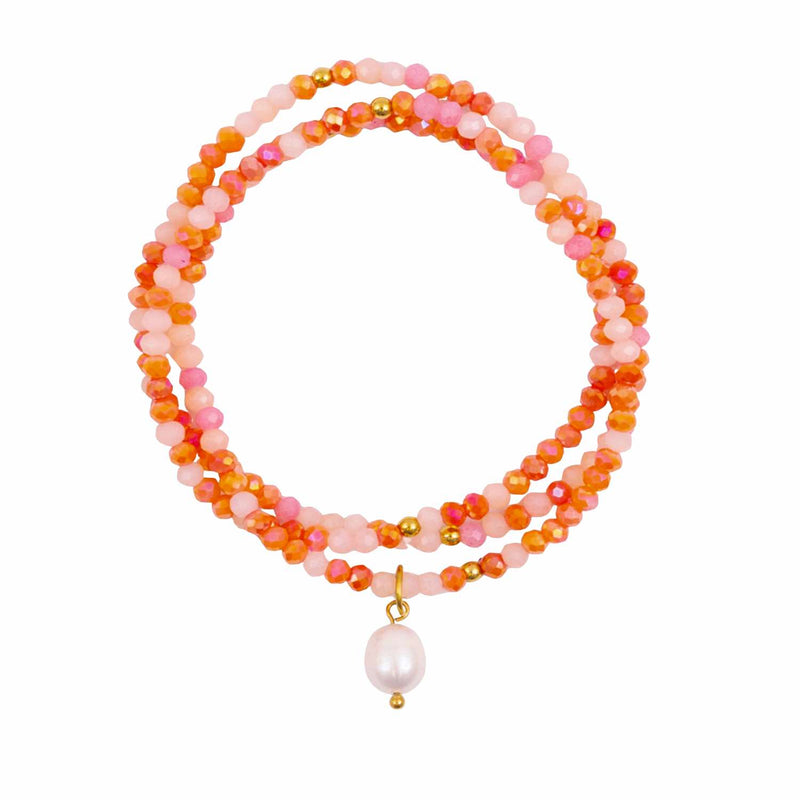 KiKi Blush Bloom Crystal Wrap Jewellery