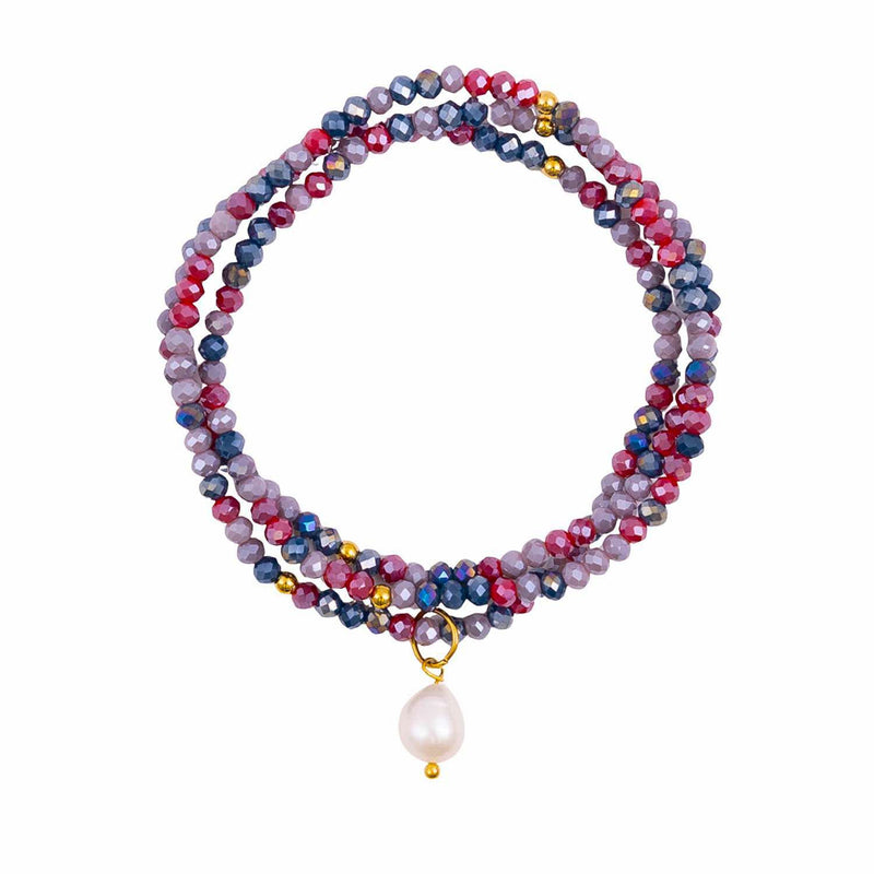 KiKi Purple Haze Crystal Wrap Jewellery