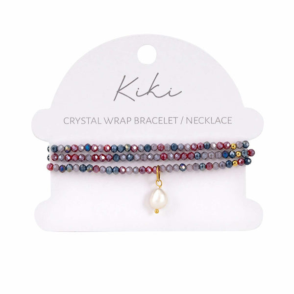 KiKi Purple Haze Crystal Wrap Jewellery