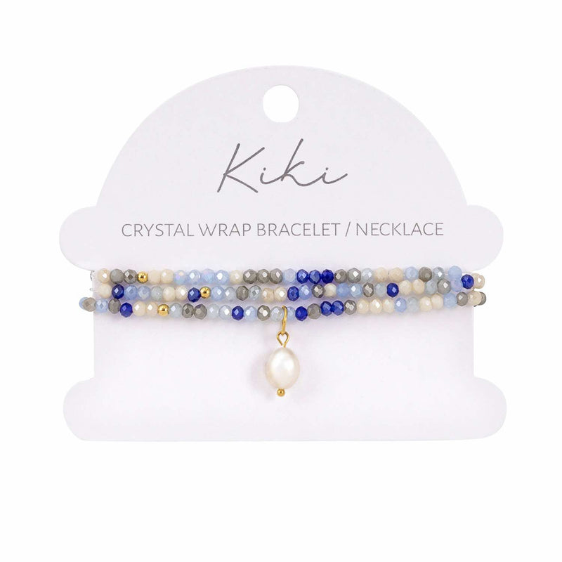 KiKi Azure Drift Crystal Wrap Jewellery