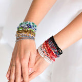 KiKi Azure Drift Crystal Wrap Jewellery