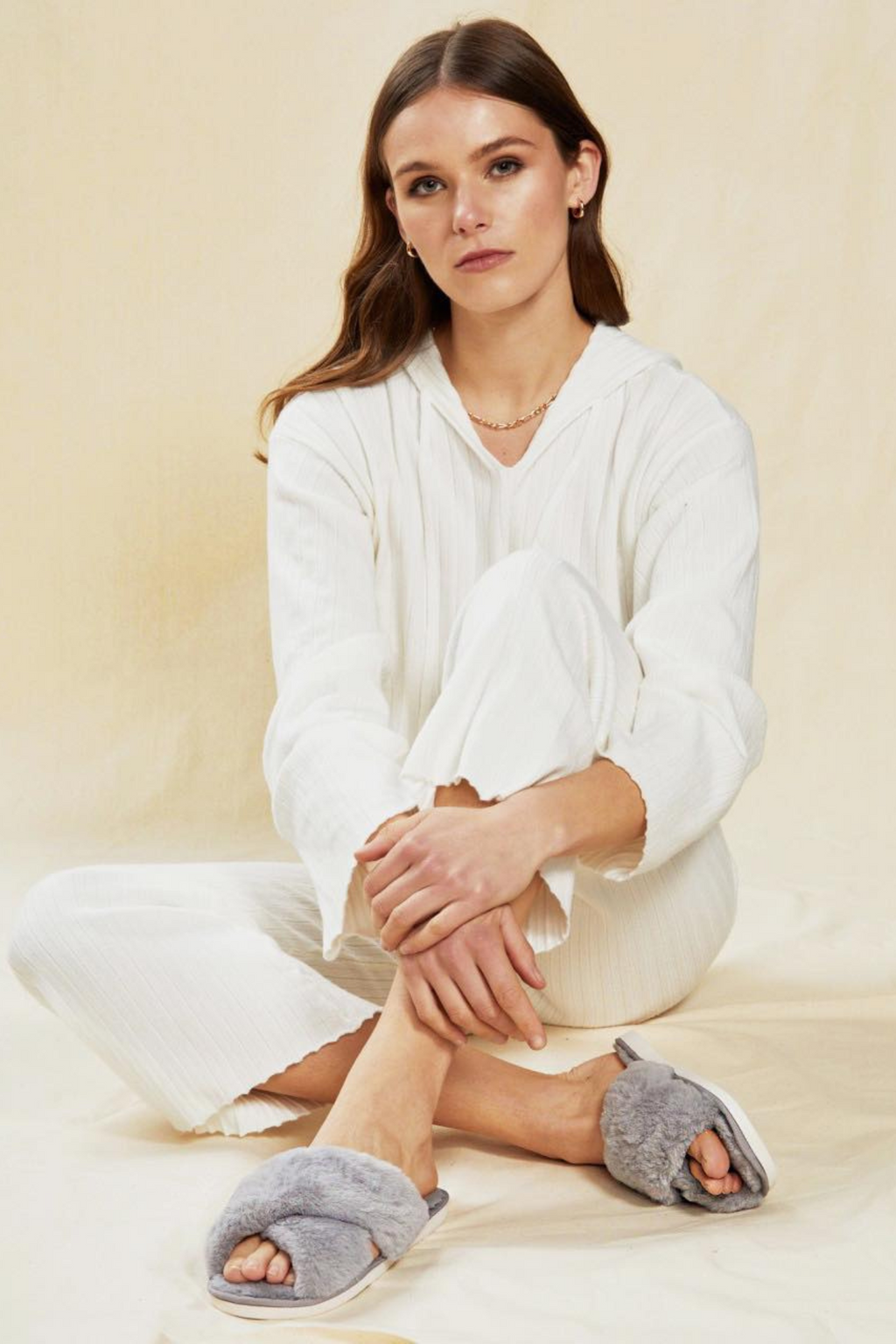 The Luxe Slippers - Plush Brushed Microfiber House Slippers With Cushioned Soles