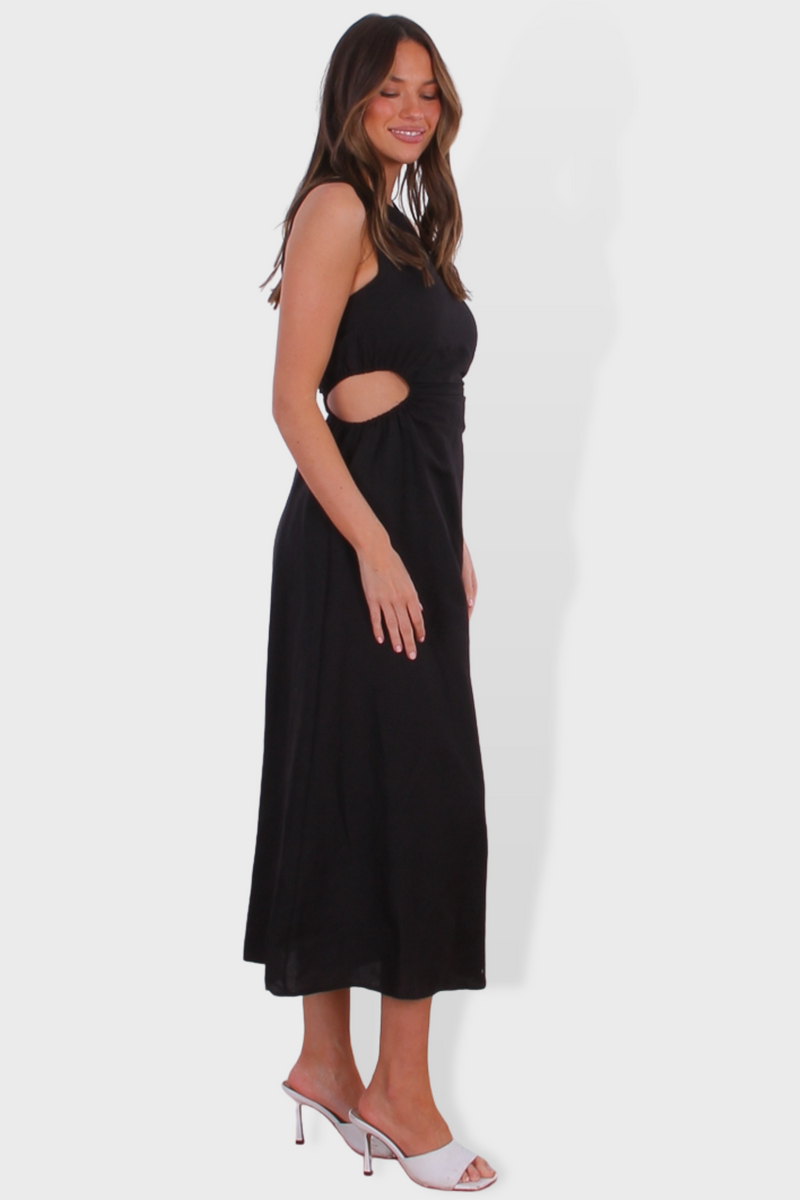 Layla cut out dress - Black