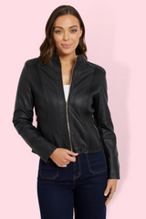 Ryder Biker Jacket - Black