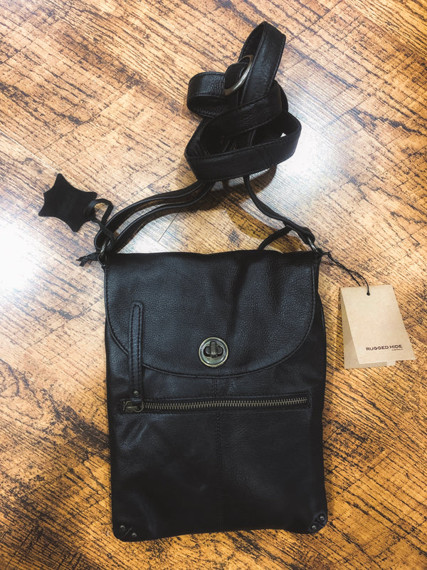 Tayla Bag - Black || Rugged Hide