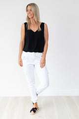 Ash Joggers - White