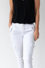 Ash Joggers - White