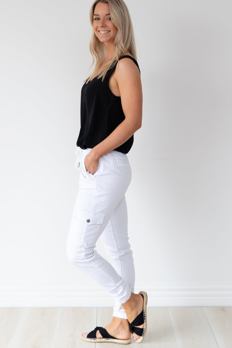 Ash Joggers - White