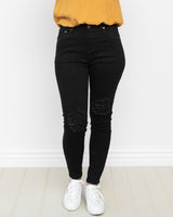 Rylan Distressed Jeans - Black