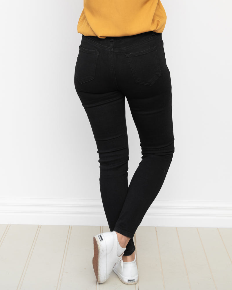 Rylan Distressed Jeans - Black