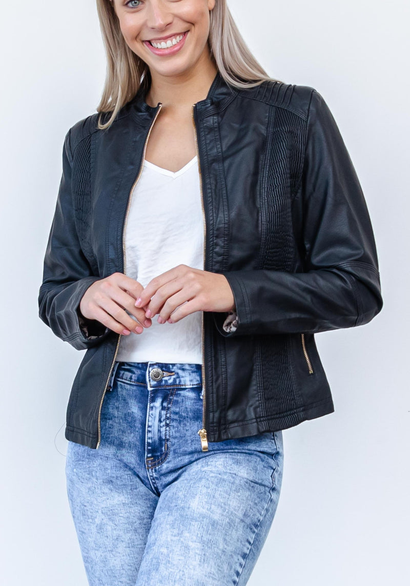 Ryder Biker Jacket - Black