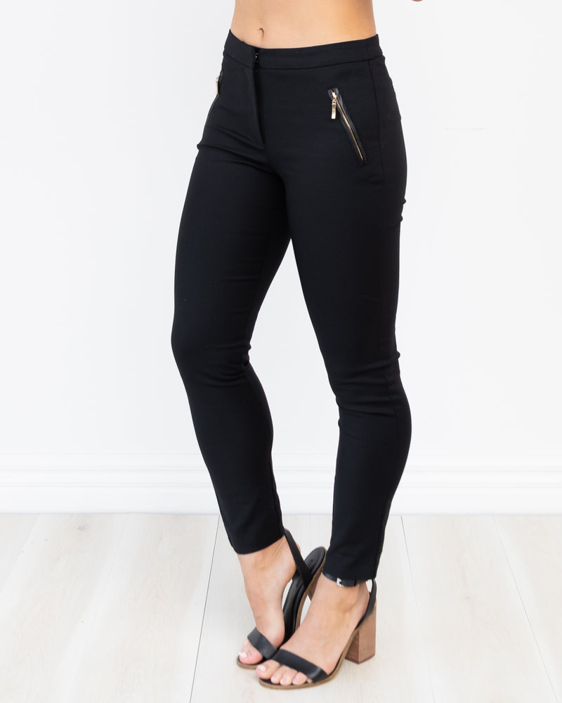 Tailor Zip Pants - Black