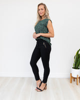 Tailor Zip Pants - Black