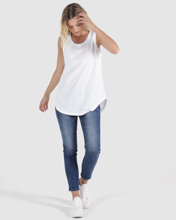 Keira Tank - White